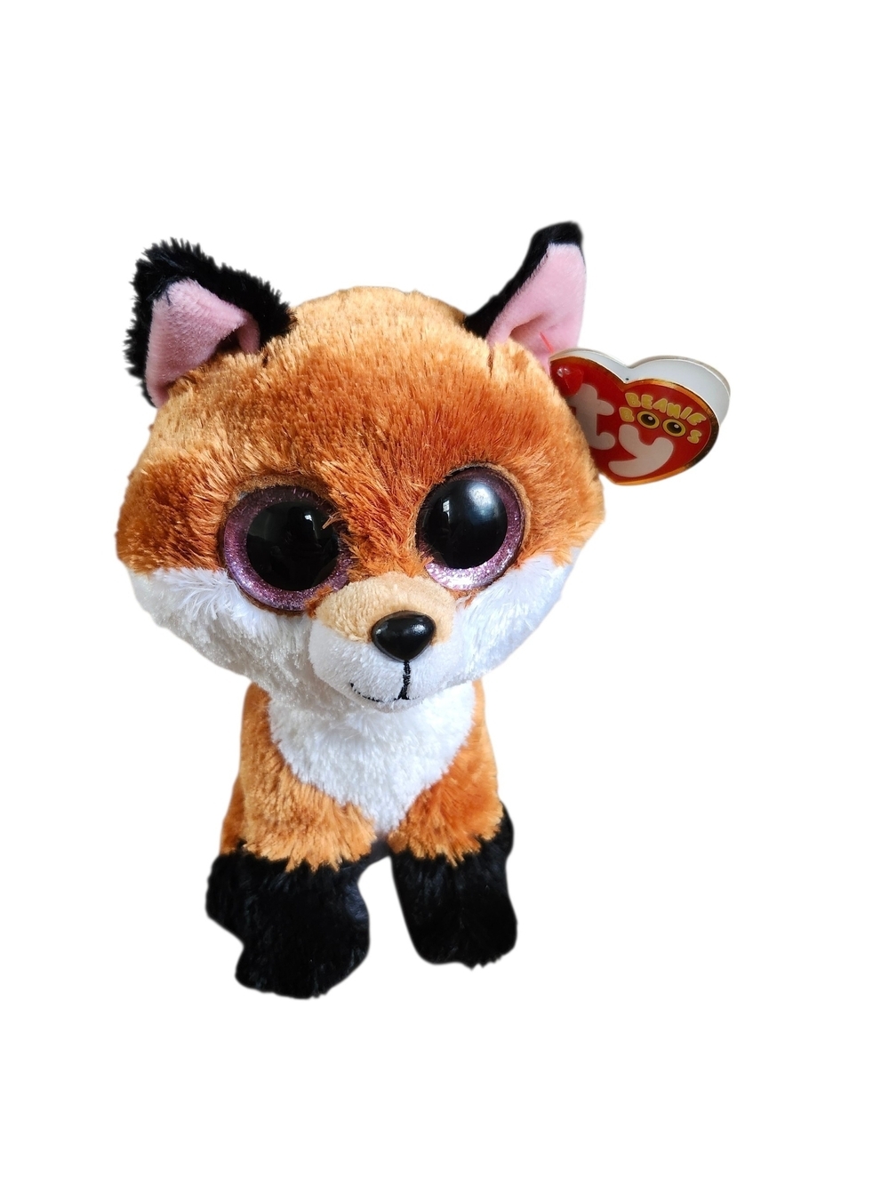 Retired Ty Beanie Boos 6" Slick Fox Plush Toy